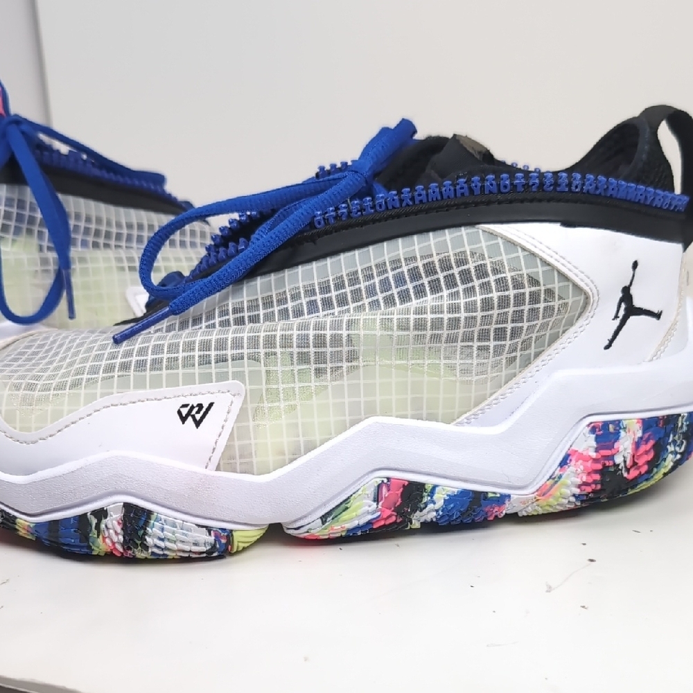 Jordan "Why Not?" Zer0.6 White Light Liquid Lime Pink Blast Black SIZE 8.5 MENS
